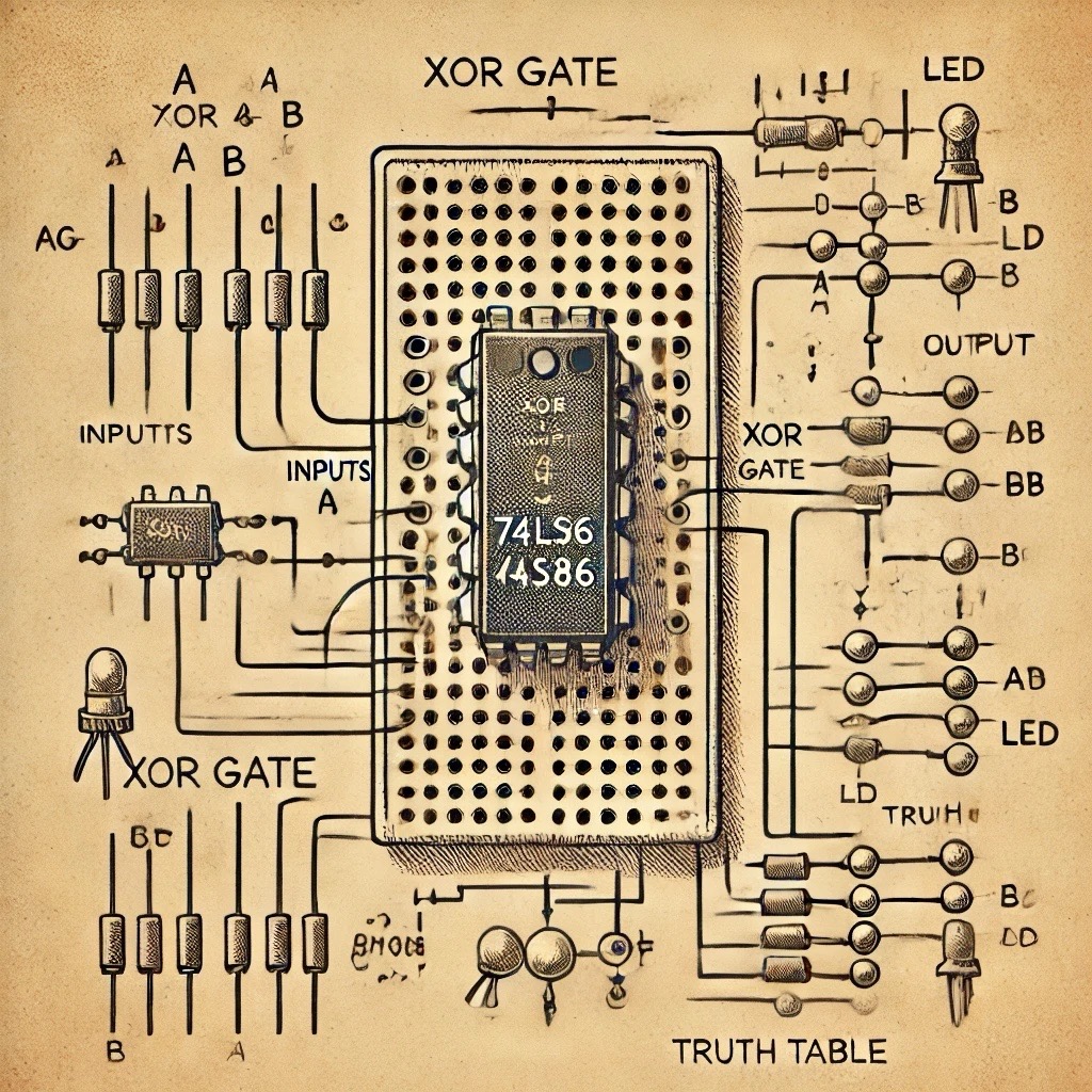 XOR Gate Logic Experiment